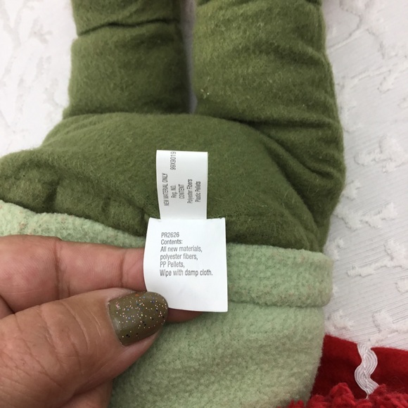 Vintage Hallmark Card Plush Brown Teddy Bear Cristmas Mery Red Scarf 13”… - Picture 9 of 9